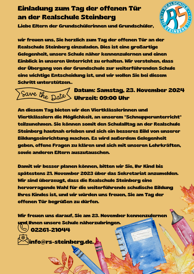 Tag der offenen Tür
